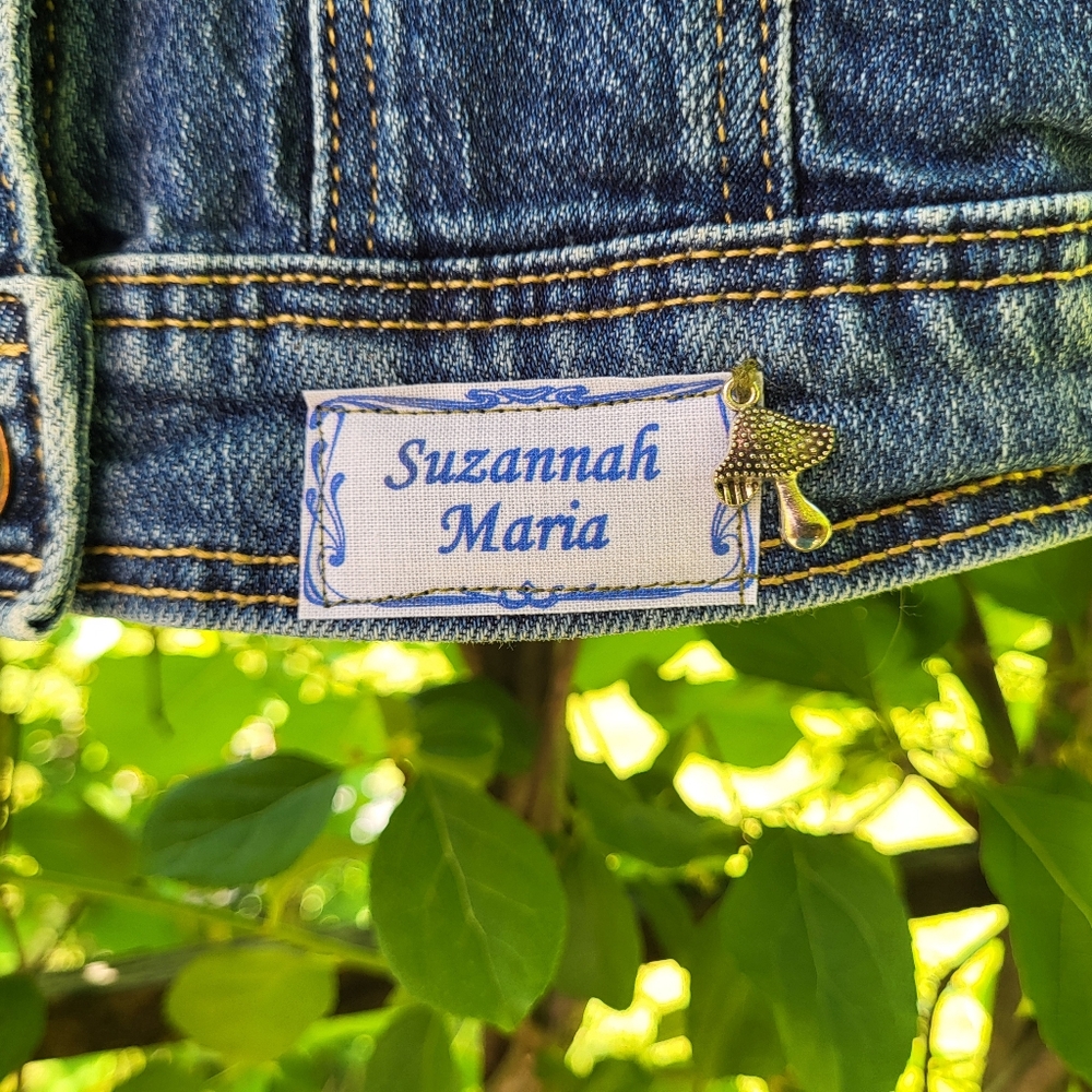 Upcycled Denim Vest - Picture 8 of 9